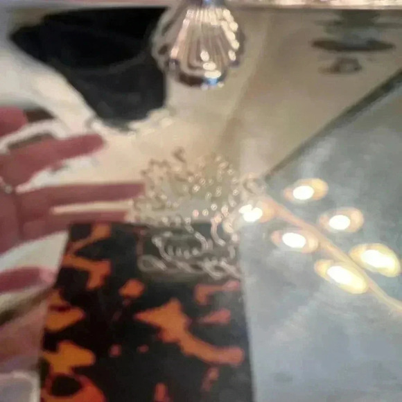 Vintage Poole Silver Plated Crumb Catcher Silent Butler - Picture 12 of 14